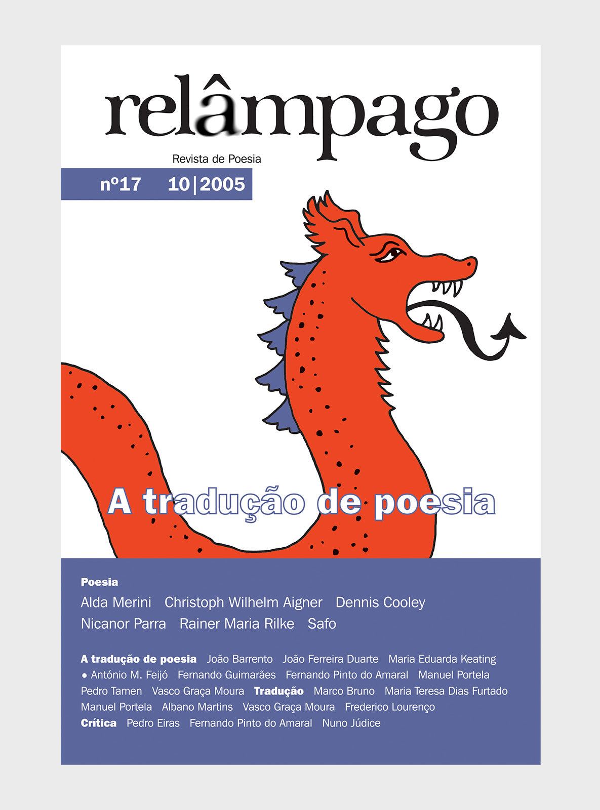 Relâmpago 17 “A tradução de poesia”