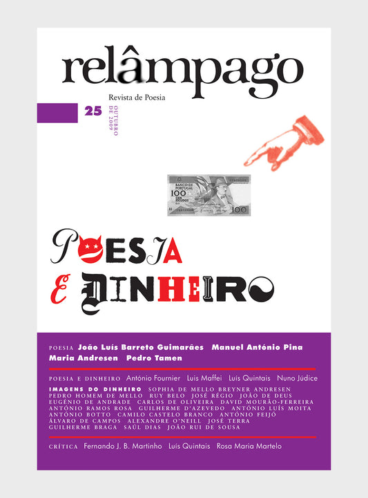 Relâmpago 25 “Poesia e dinheiro”