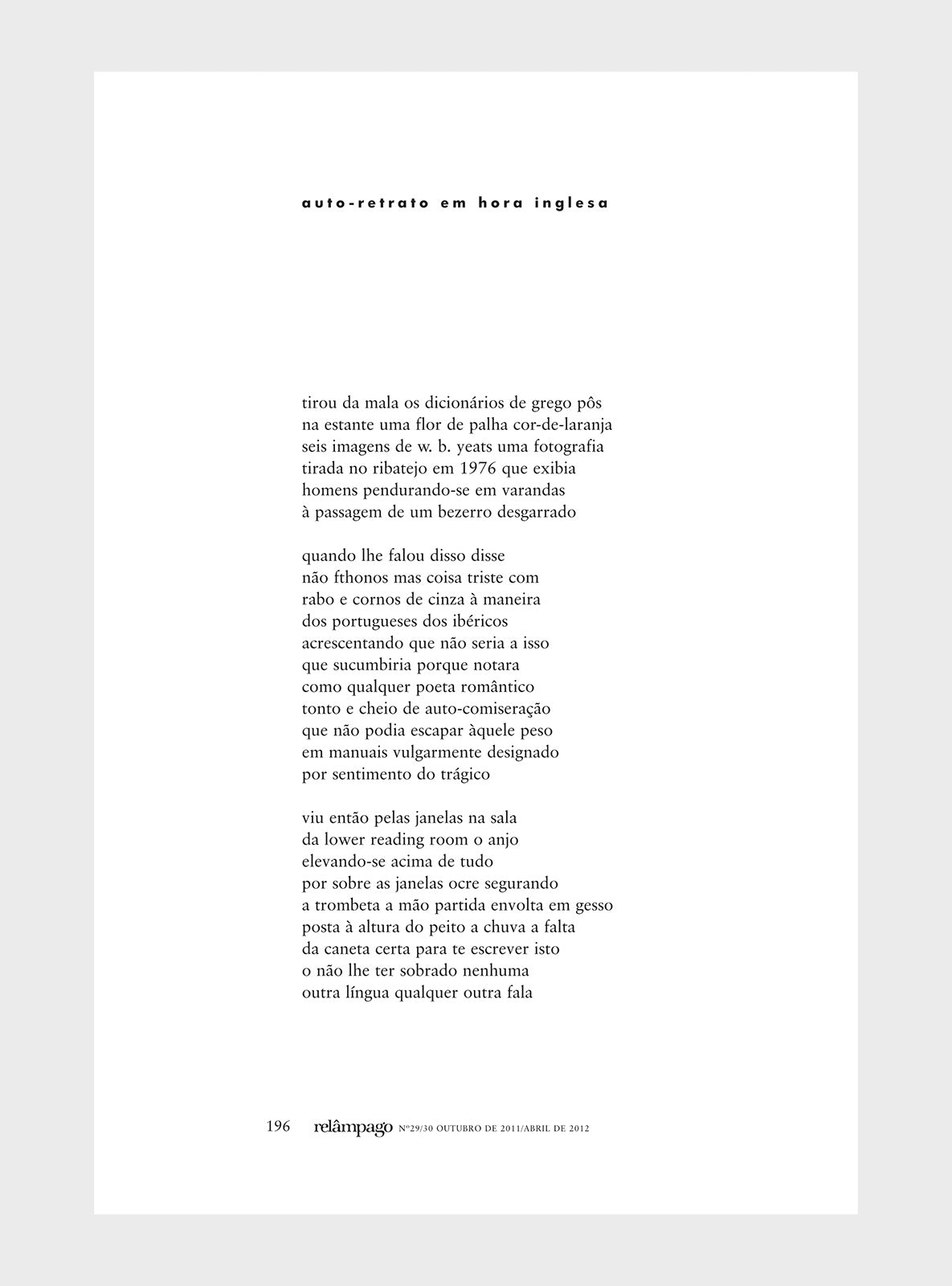 Relâmpago 29/30 “Poesia e revolução”