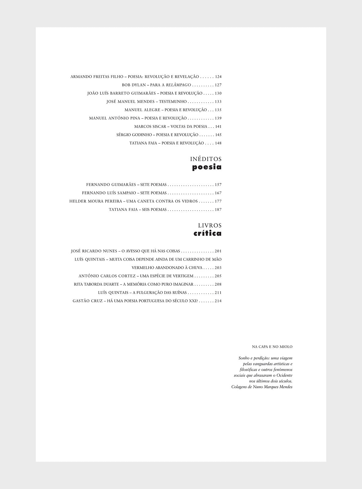 Relâmpago 29/30 “Poesia e revolução”