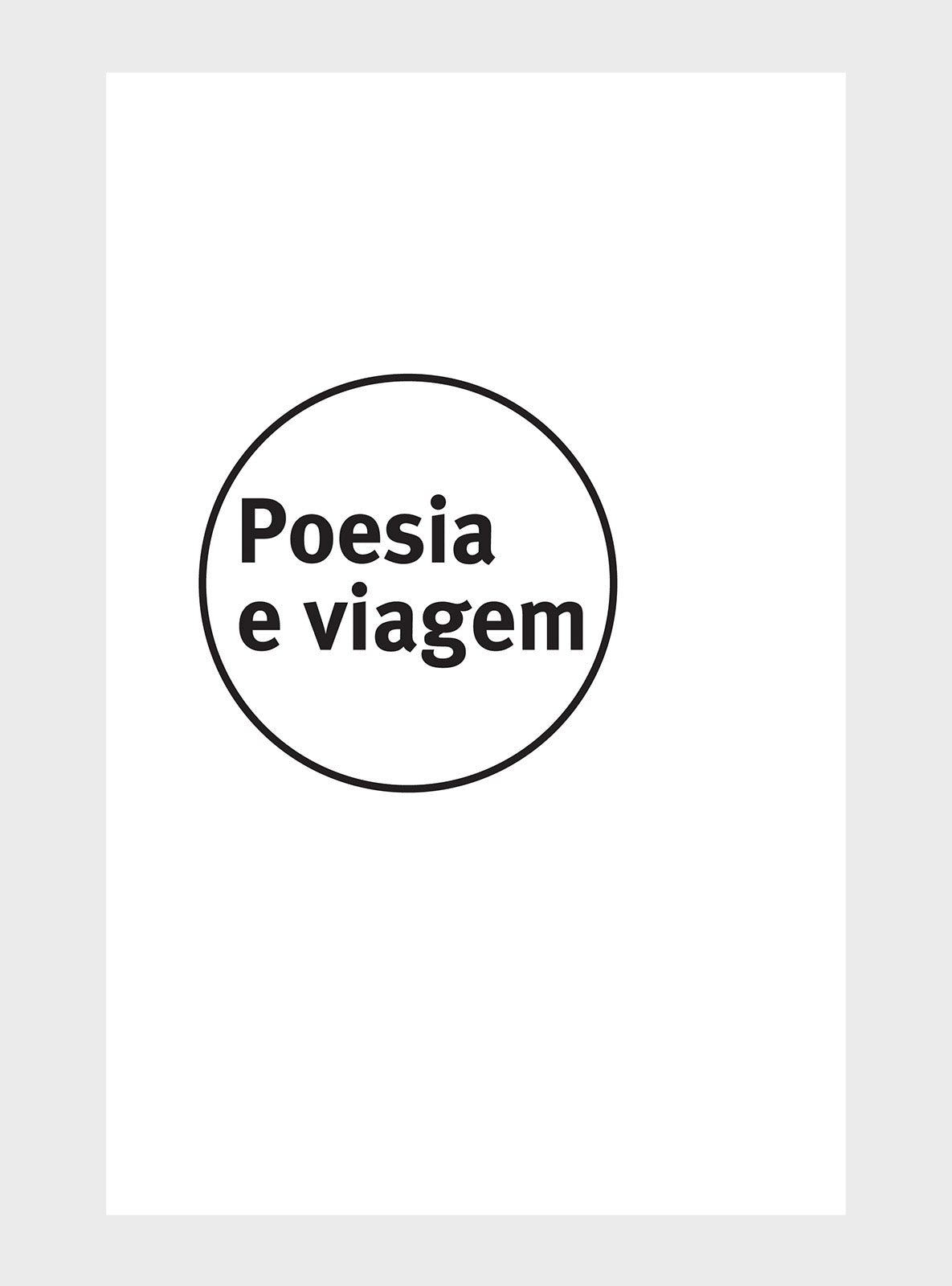 Relâmpago 35 “Poesia e viagem”