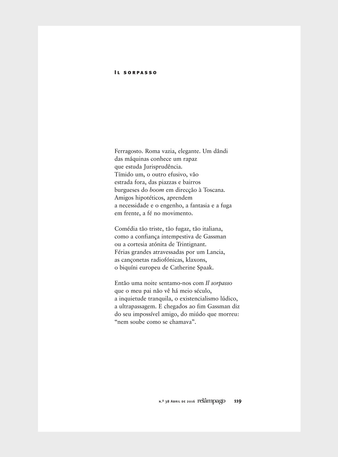 Relâmpago 38 “Poesia e Cinema”