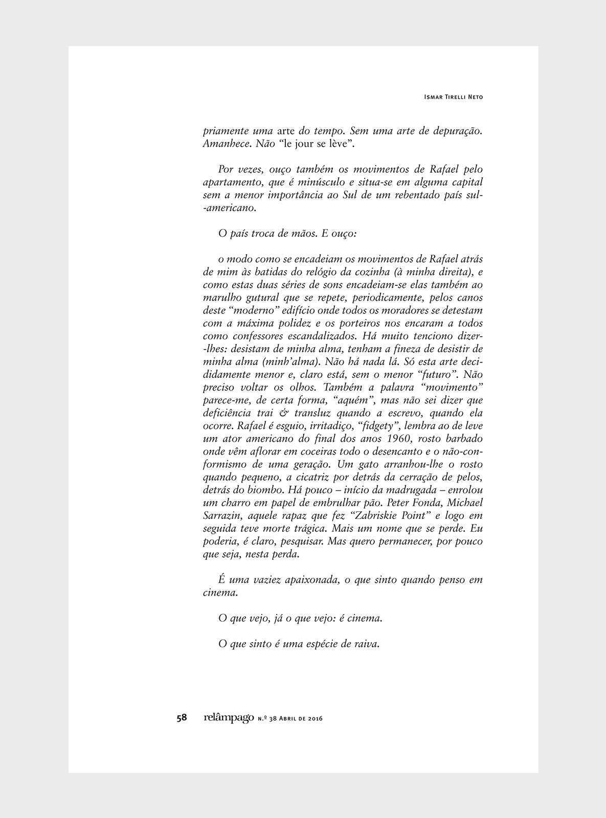 Relâmpago 38 “Poesia e Cinema”