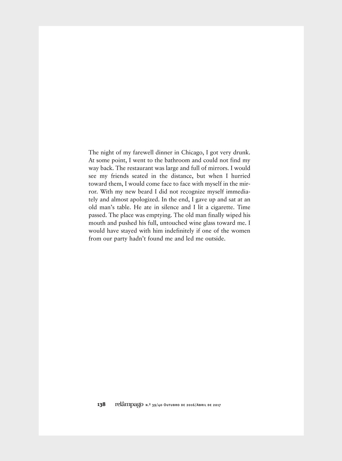 Relâmpago 39/40 “O poeta na cidade”