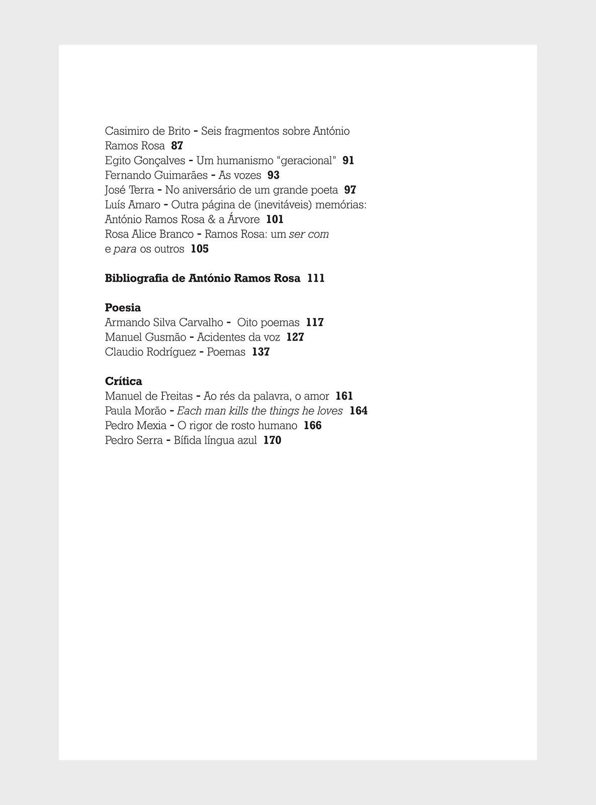 Relâmpago 5 “António Ramos Rosa”