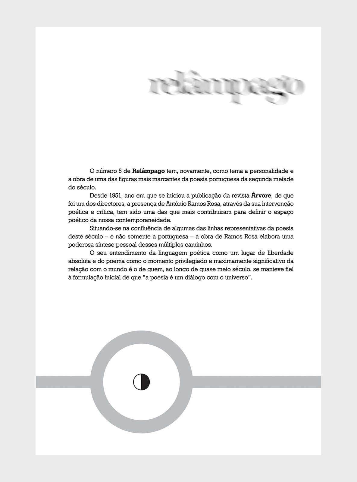 Relâmpago 5 “António Ramos Rosa”