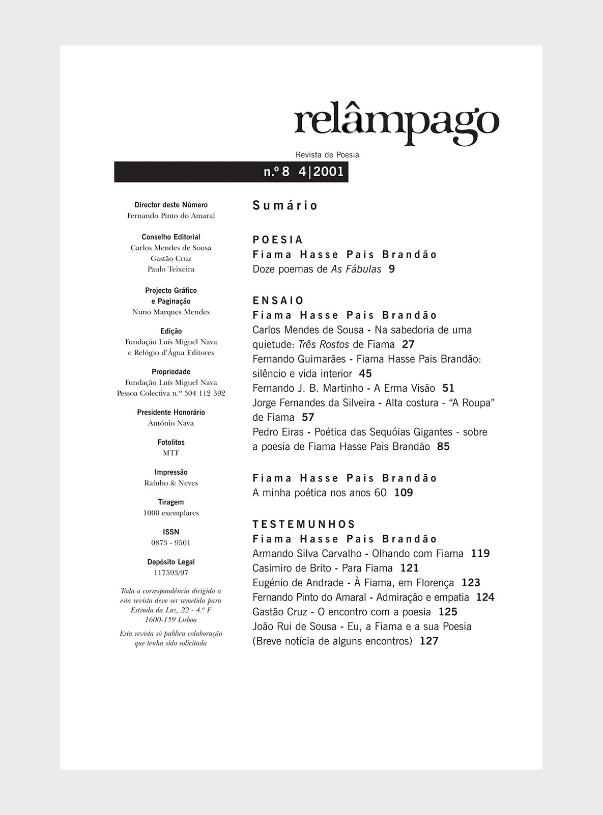 Relâmpago 8 “Fiama Hasse Pais Brandão”