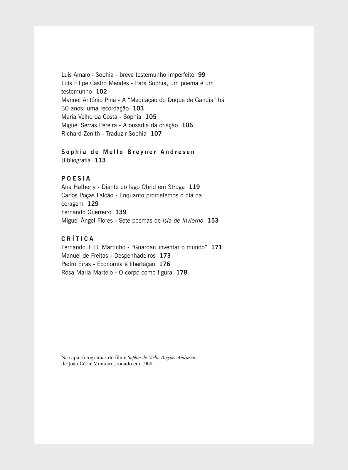 Relâmpago 9 “Sophia de Mello Breyner Andresen”